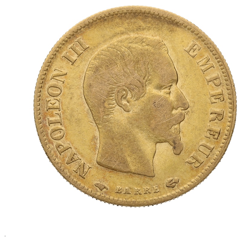 Acheter une pièce de 10 Francs Or Napoleon III Tête Nue  À partir de